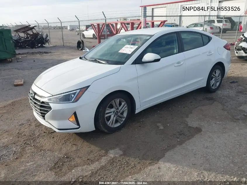 5NPD84LF5LH553526 2020 Hyundai Elantra Sel