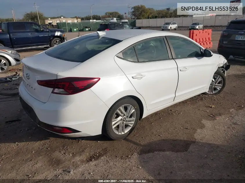 5NPD84LF5LH553526 2020 Hyundai Elantra Sel