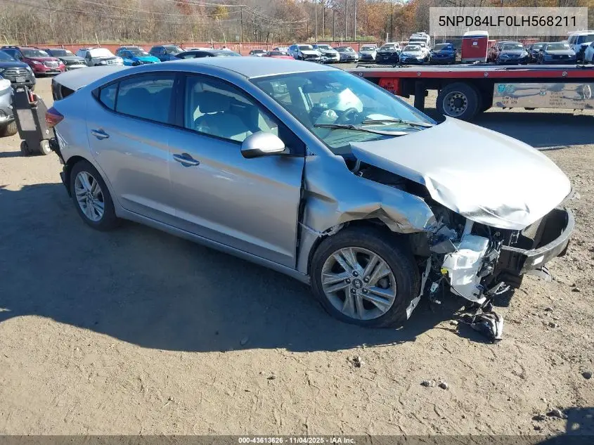 5NPD84LF0LH568211 2020 Hyundai Elantra Sel