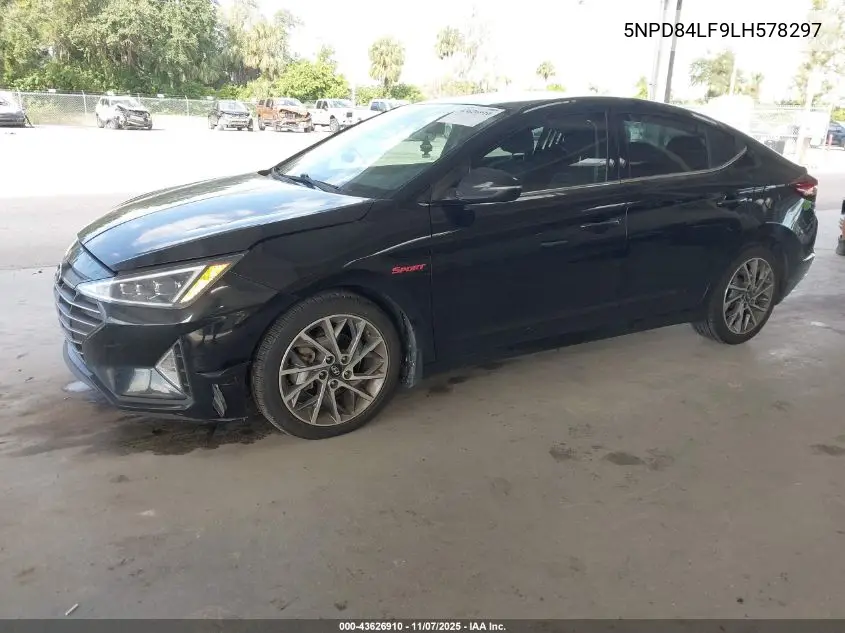 5NPD84LF9LH578297 2020 Hyundai Elantra Limited