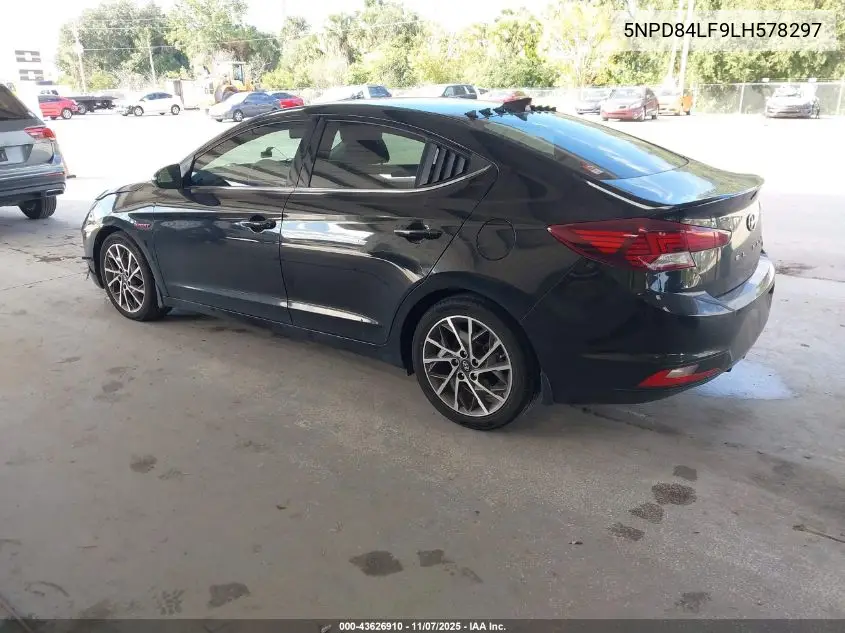 5NPD84LF9LH578297 2020 Hyundai Elantra Limited