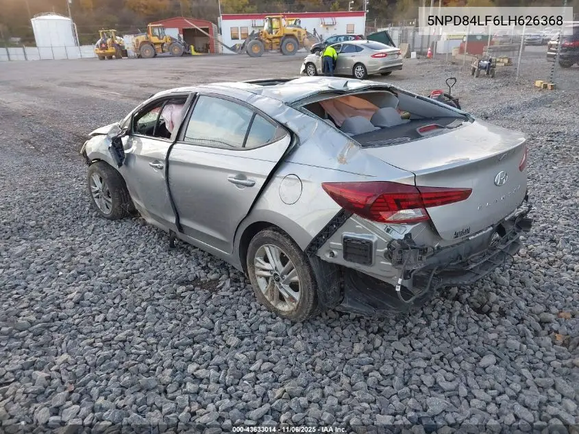 5NPD84LF6LH626368 2020 Hyundai Elantra Value Edition