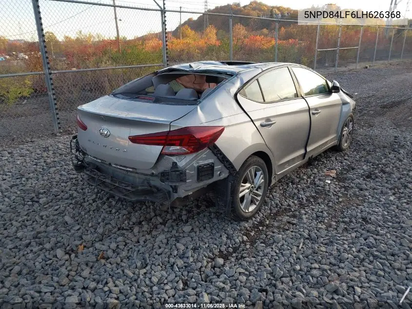 5NPD84LF6LH626368 2020 Hyundai Elantra Value Edition