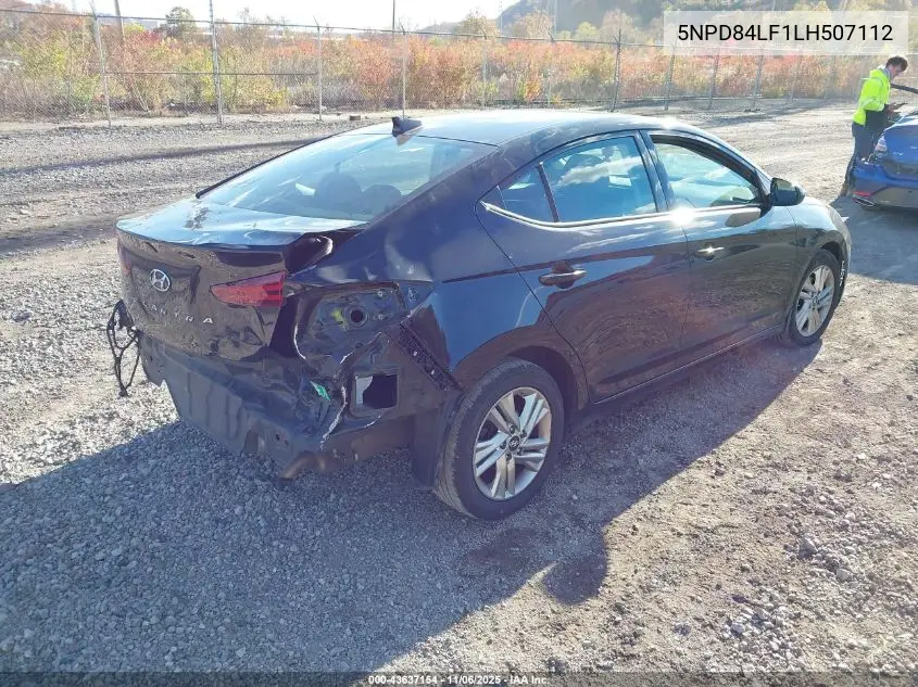 5NPD84LF1LH507112 2020 Hyundai Elantra Sel