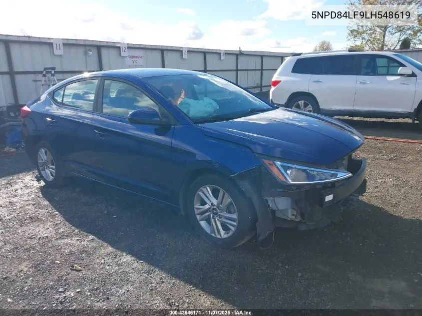 5NPD84LF9LH548619 2020 Hyundai Elantra Sel
