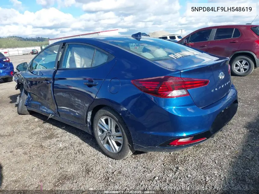 5NPD84LF9LH548619 2020 Hyundai Elantra Sel