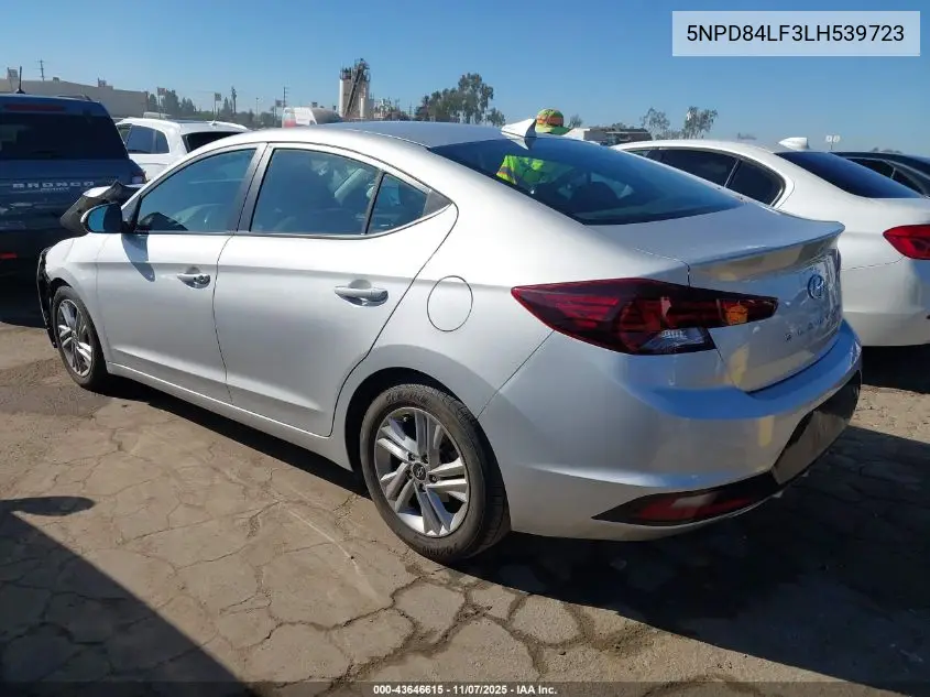 5NPD84LF3LH539723 2020 Hyundai Elantra Value Edition