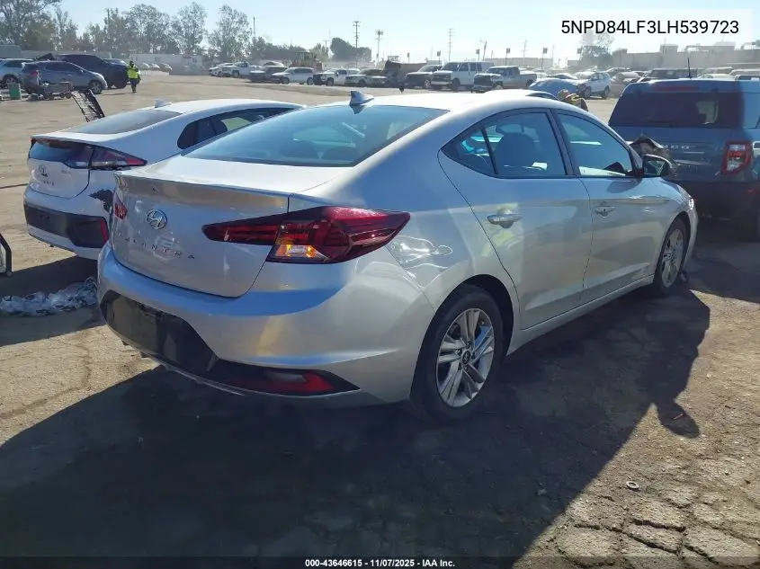 5NPD84LF3LH539723 2020 Hyundai Elantra Value Edition