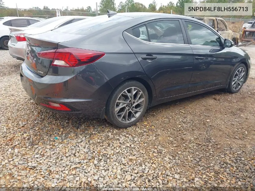 5NPD84LF8LH556713 2020 Hyundai Elantra Limited