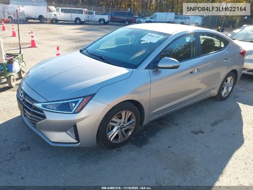 5NPD84LF3LH622164 2020 Hyundai Elantra Sel