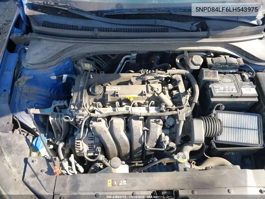 5NPD84LF6LH543975 2020 Hyundai Elantra Value Edition