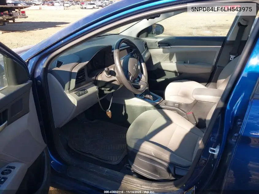 5NPD84LF6LH543975 2020 Hyundai Elantra Value Edition