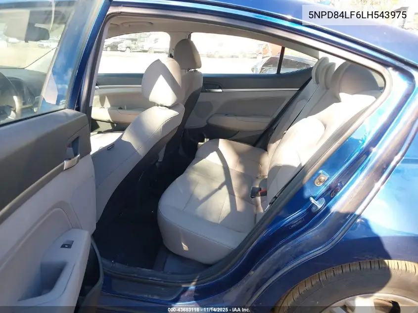 5NPD84LF6LH543975 2020 Hyundai Elantra Value Edition