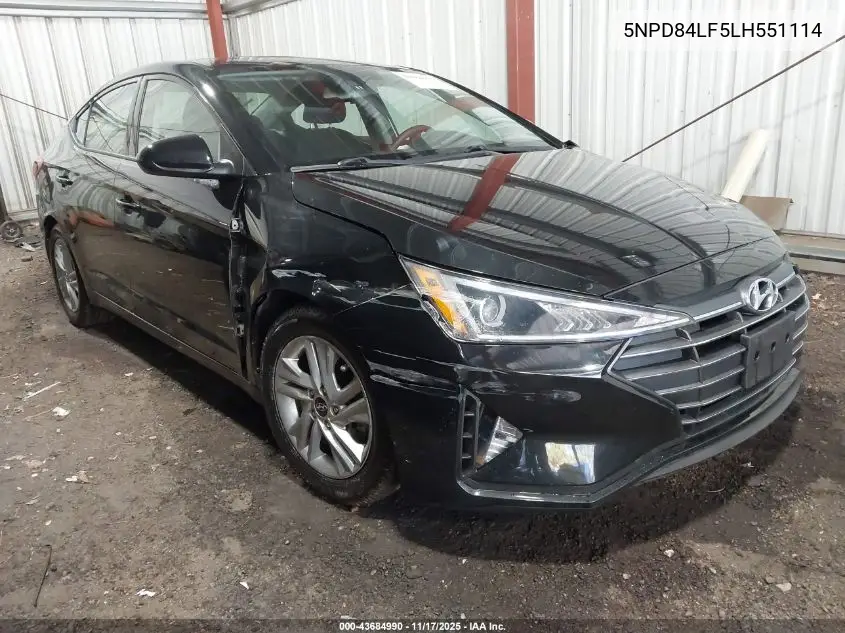5NPD84LF5LH551114 2020 Hyundai Elantra Value Edition