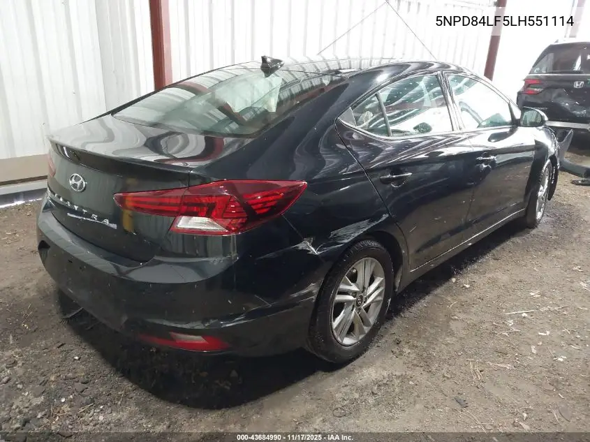 5NPD84LF5LH551114 2020 Hyundai Elantra Value Edition