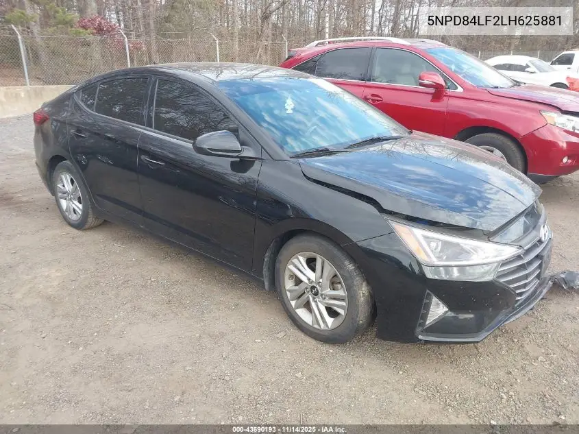 5NPD84LF2LH625881 2020 Hyundai Elantra Value Edition