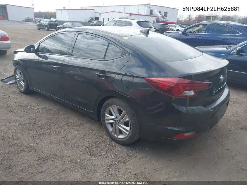 5NPD84LF2LH625881 2020 Hyundai Elantra Value Edition