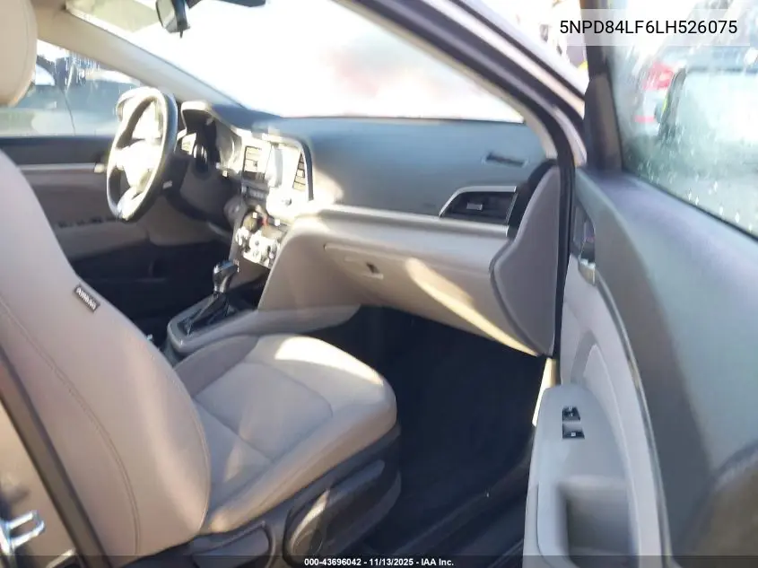 5NPD84LF6LH526075 2020 Hyundai Elantra Value Edition