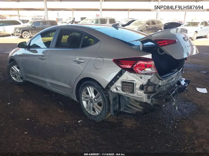 5NPD84LF9LH587694 2020 Hyundai Elantra Sel