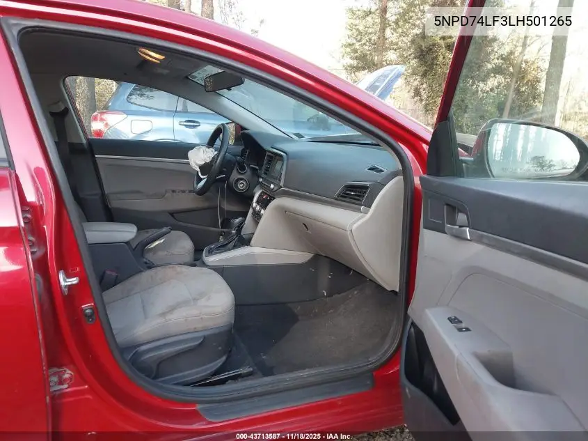 5NPD74LF3LH501265 2020 Hyundai Elantra Se