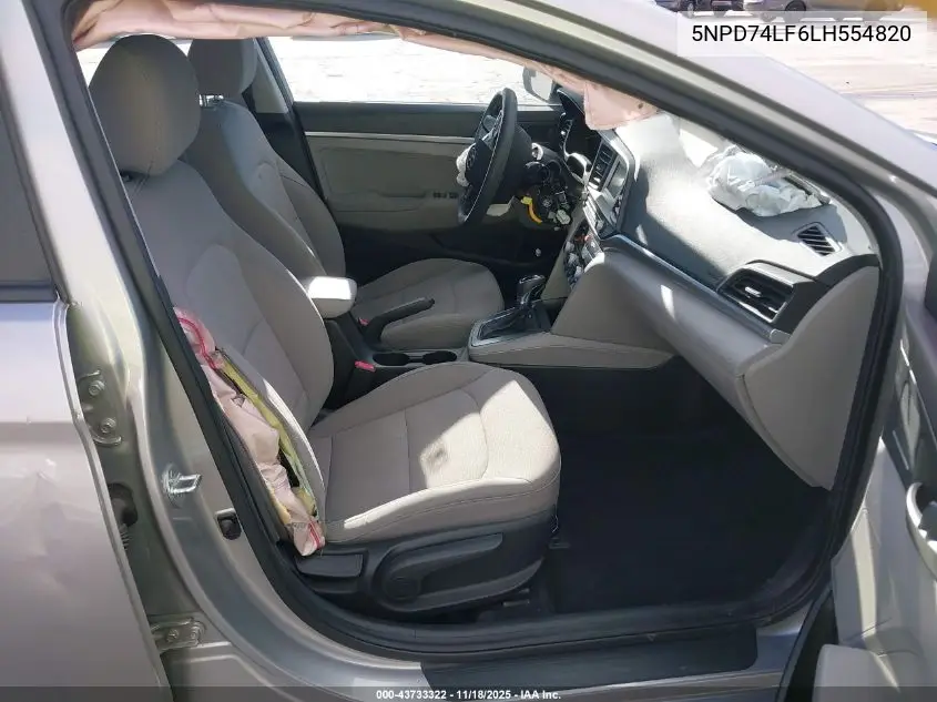 5NPD74LF6LH554820 2020 Hyundai Elantra Se