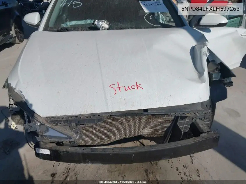 5NPD84LFXLH597263 2020 Hyundai Elantra Sel