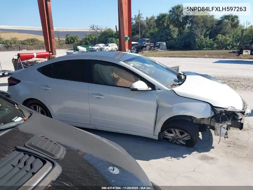 5NPD84LFXLH597263 2020 Hyundai Elantra Sel