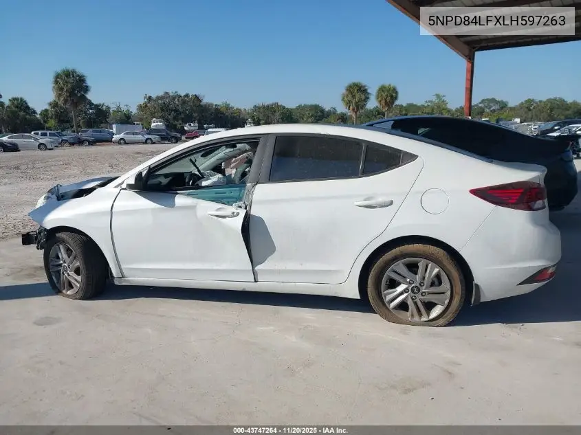 5NPD84LFXLH597263 2020 Hyundai Elantra Sel