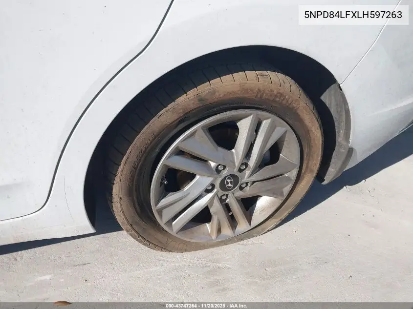 5NPD84LFXLH597263 2020 Hyundai Elantra Sel
