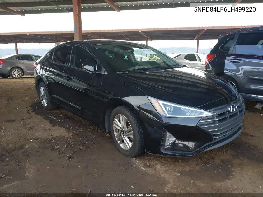5NPD84LF6LH499220 2020 Hyundai Elantra Value Edition