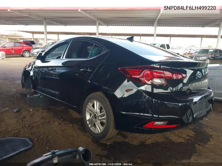 5NPD84LF6LH499220 2020 Hyundai Elantra Value Edition