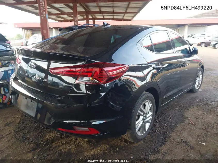 5NPD84LF6LH499220 2020 Hyundai Elantra Value Edition