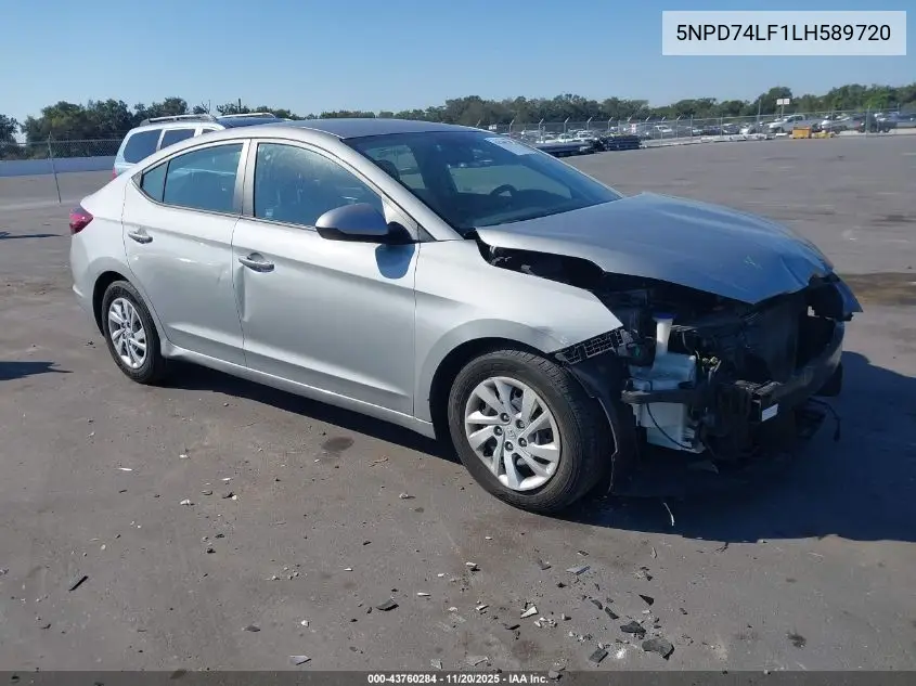 5NPD74LF1LH589720 2020 Hyundai Elantra Se