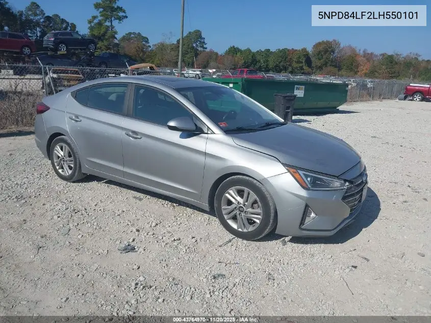 5NPD84LF2LH550101 2020 Hyundai Elantra Value Edition