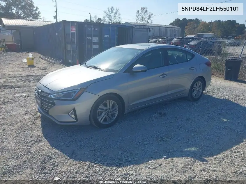5NPD84LF2LH550101 2020 Hyundai Elantra Value Edition