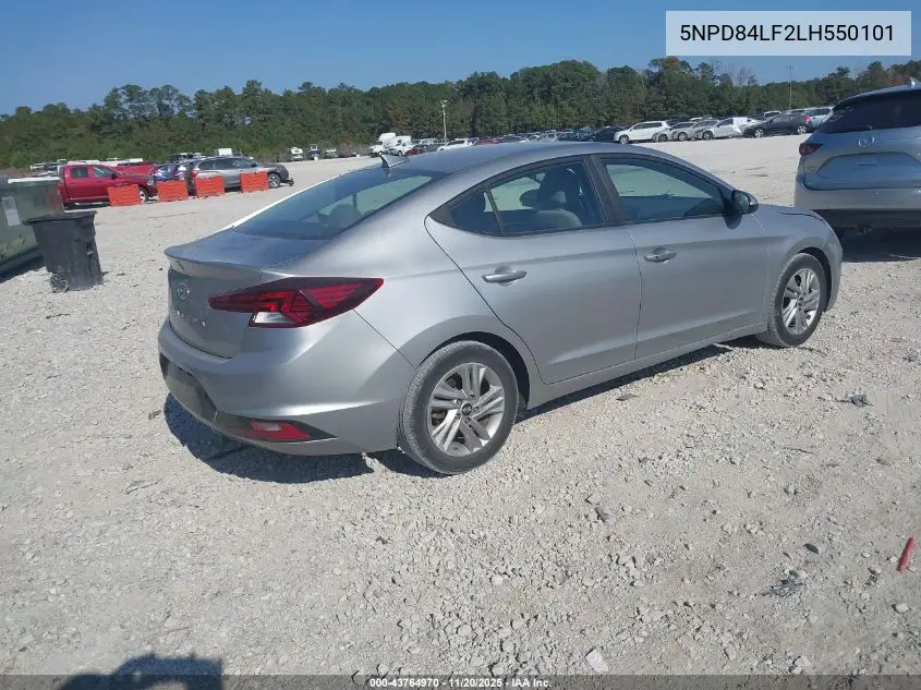 5NPD84LF2LH550101 2020 Hyundai Elantra Value Edition