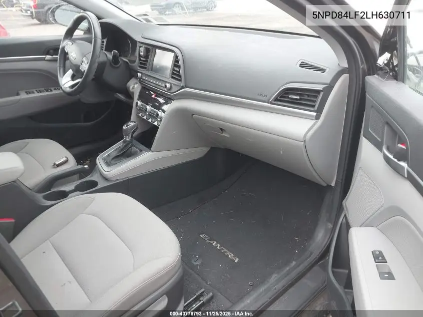 5NPD84LF2LH630711 2020 Hyundai Elantra Value Edition