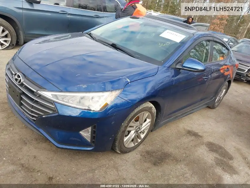 5NPD84LF1LH524721 2020 Hyundai Elantra Value Edition