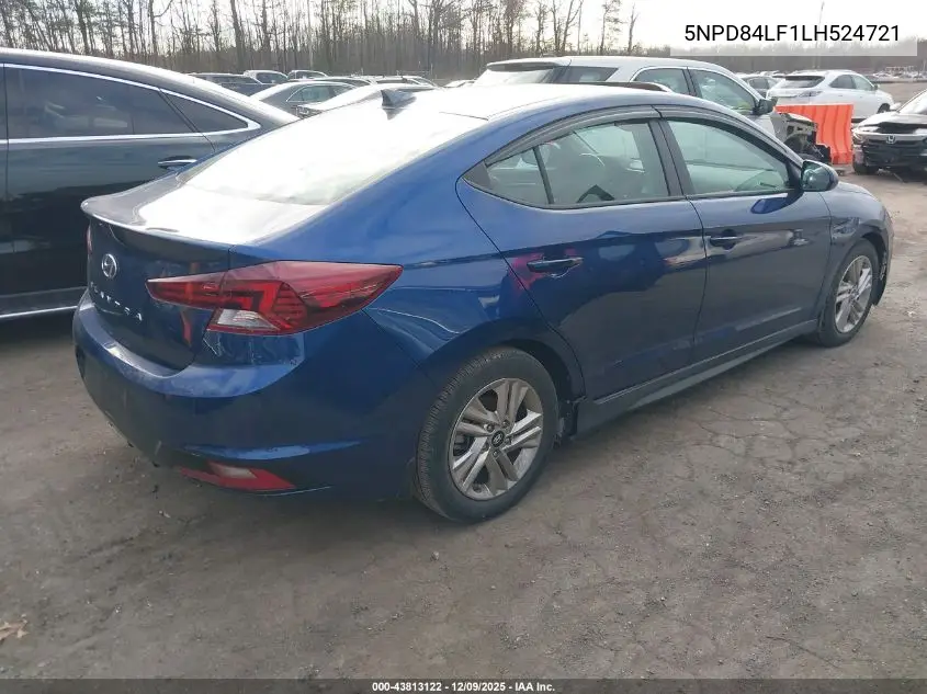 5NPD84LF1LH524721 2020 Hyundai Elantra Value Edition