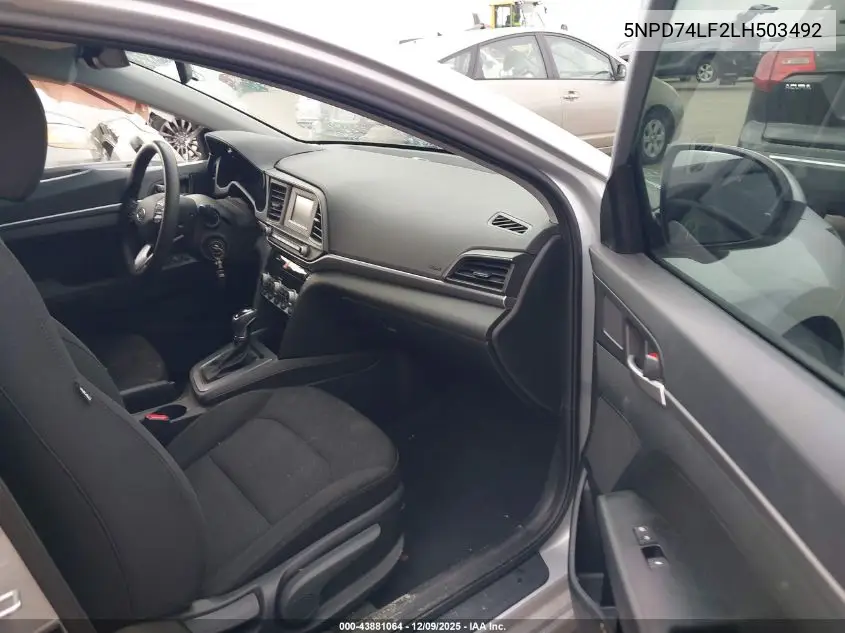 5NPD74LF2LH503492 2020 Hyundai Elantra Se