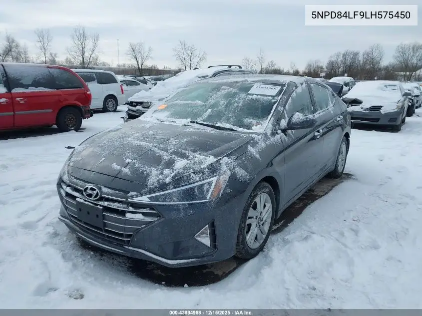 5NPD84LF9LH575450 2020 Hyundai Elantra Sel