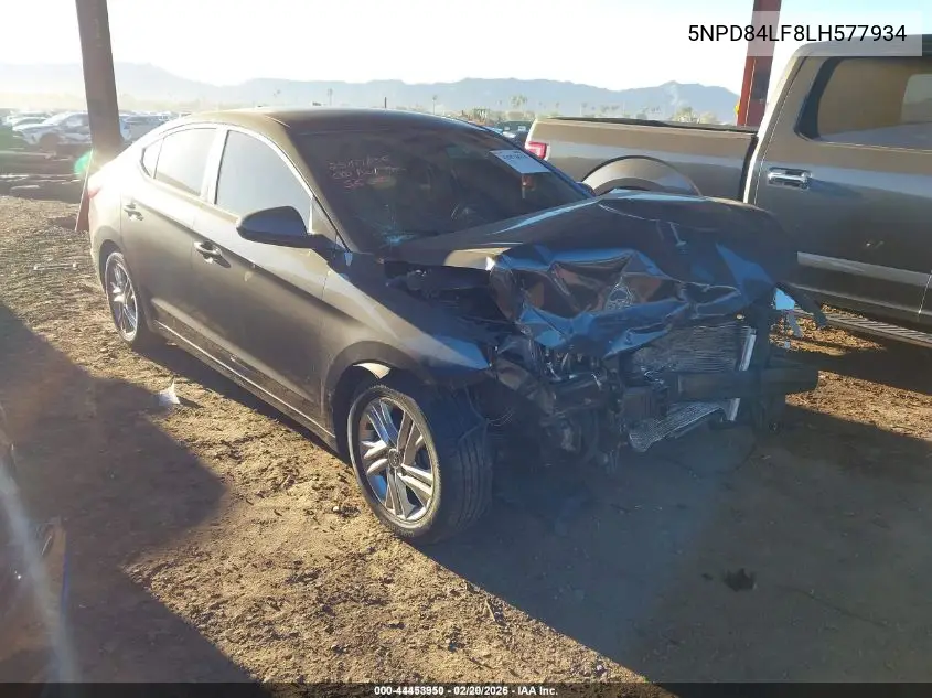 5NPD84LF8LH577934 2020 Hyundai Elantra Sel