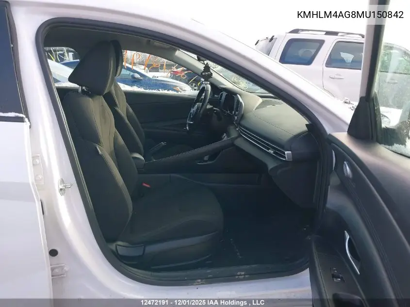 KMHLM4AG8MU150842 2021 Hyundai Elantra Sel