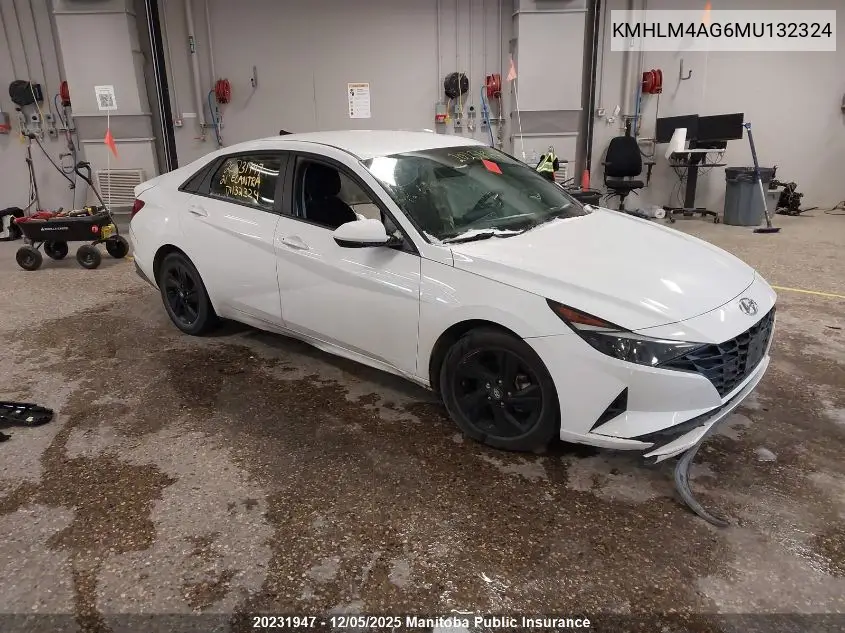 KMHLM4AG6MU132324 2021 Hyundai Elantra Preferred