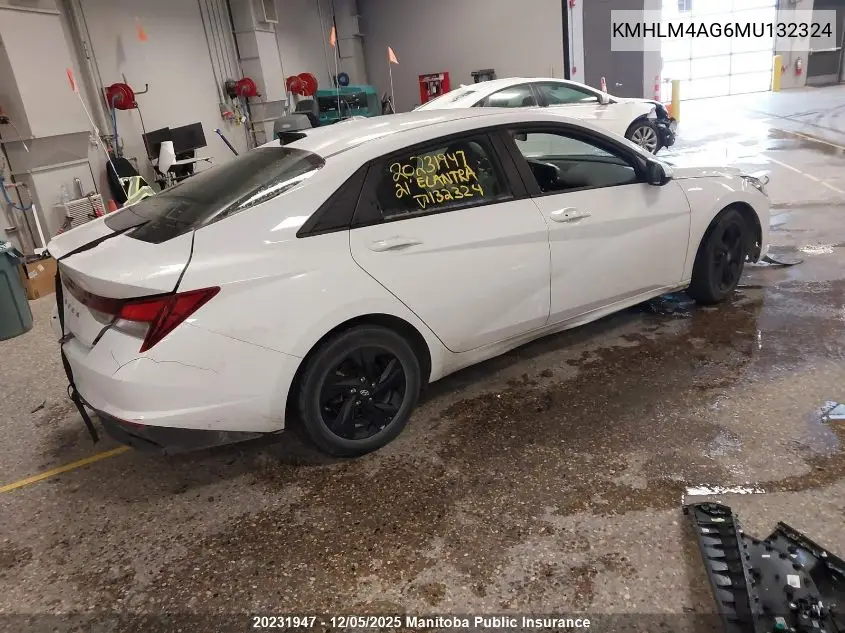KMHLM4AG6MU132324 2021 Hyundai Elantra Preferred