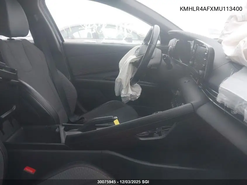 KMHLR4AFXMU113400 2021 Hyundai Elantra N Line