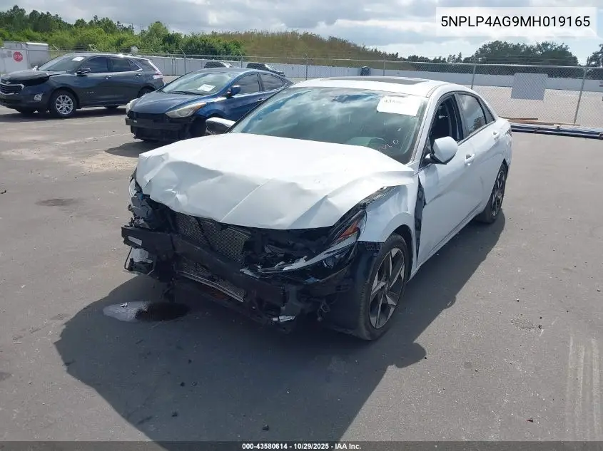 5NPLP4AG9MH019165 2021 Hyundai Elantra Limited