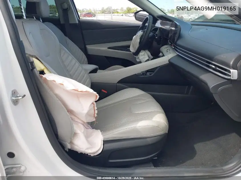 5NPLP4AG9MH019165 2021 Hyundai Elantra Limited