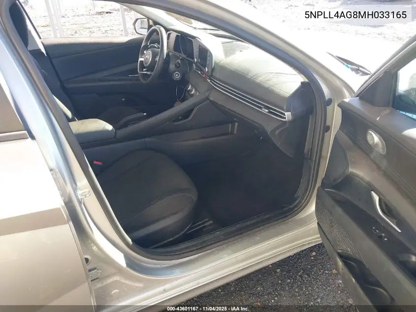 5NPLL4AG8MH033165 2021 Hyundai Elantra Se