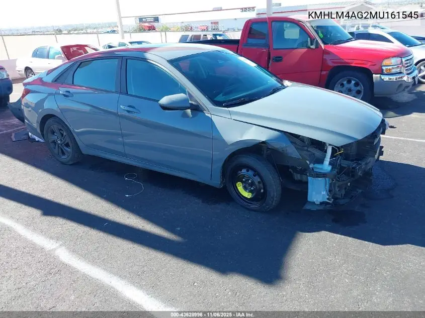 KMHLM4AG2MU161545 2021 Hyundai Elantra Sel